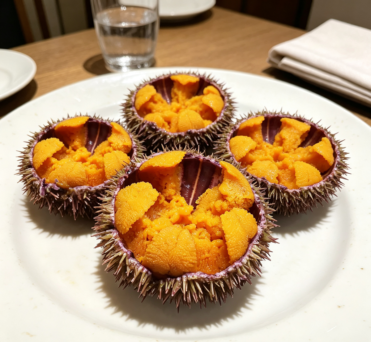 Fresh Sea Urchin Cups