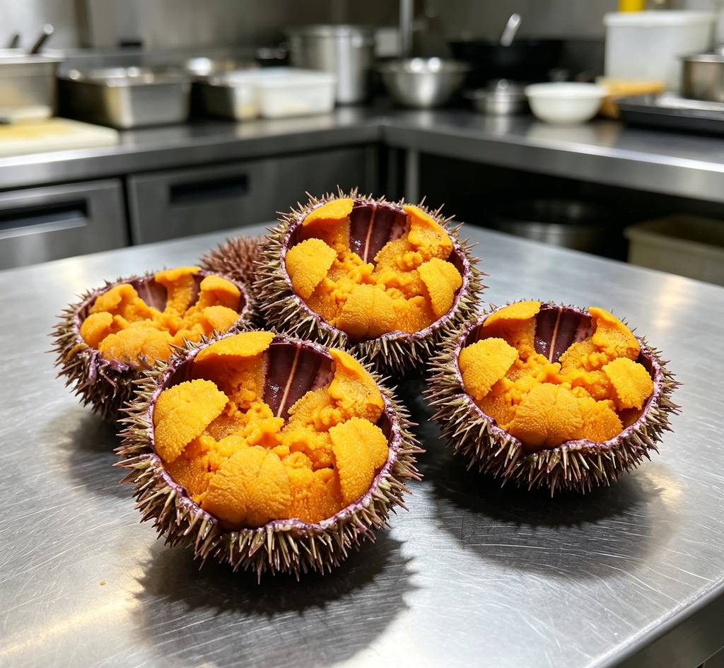 Fresh Sea Urchin Cups