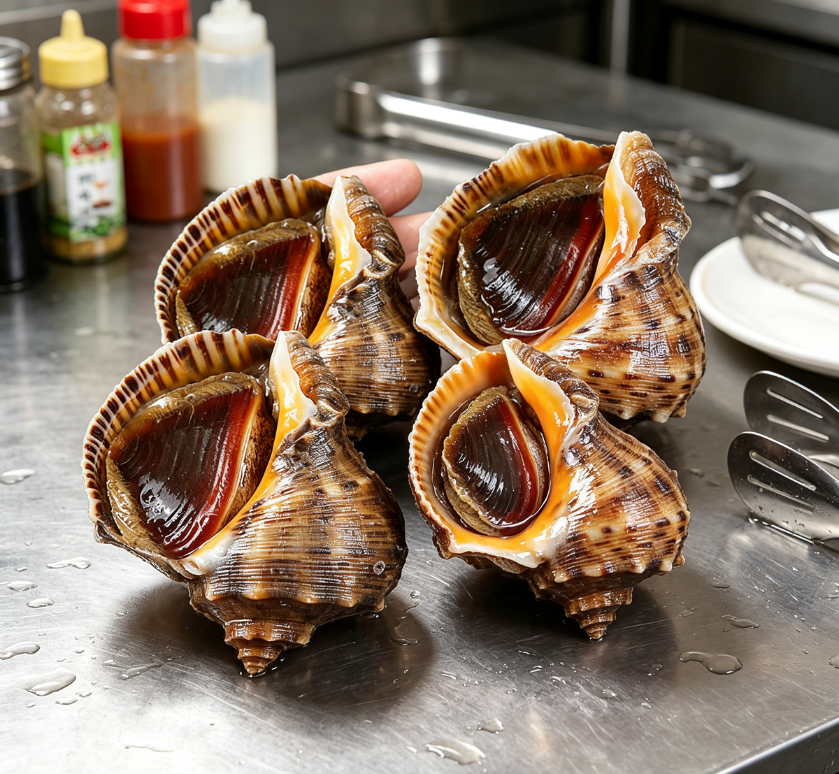 Fresh, Plump Sea Snails