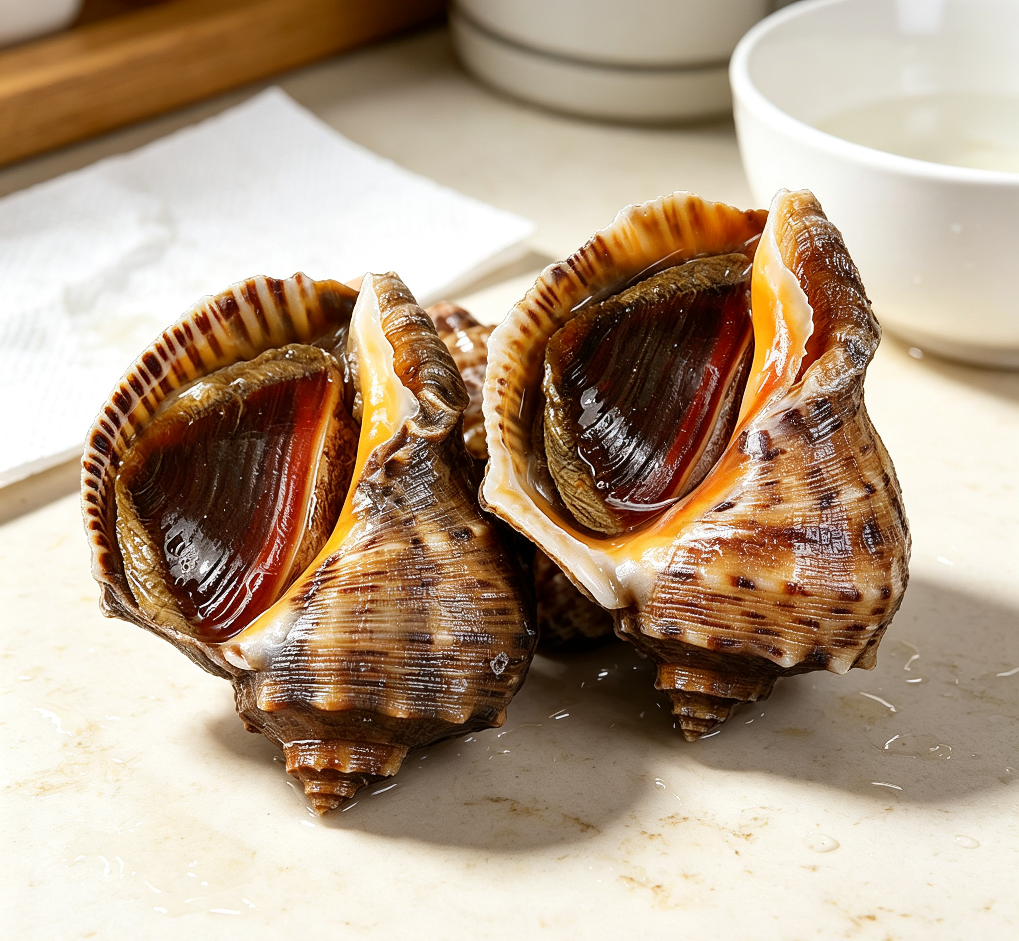 Fresh, Plump Sea Snails