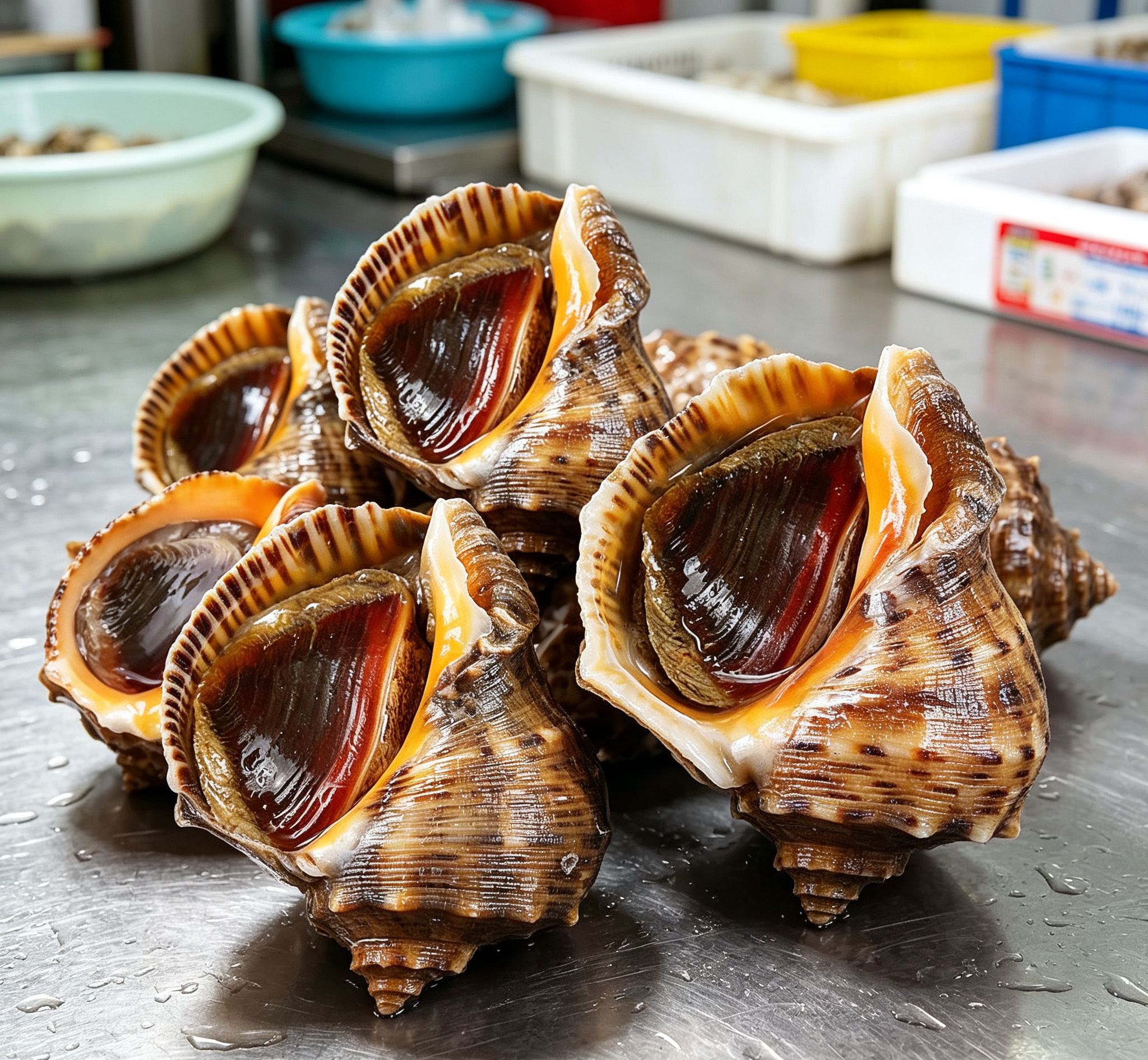 Fresh, Plump Sea Snails